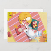 Picnic Cats Briefkaart (Voorkant / Achterkant)