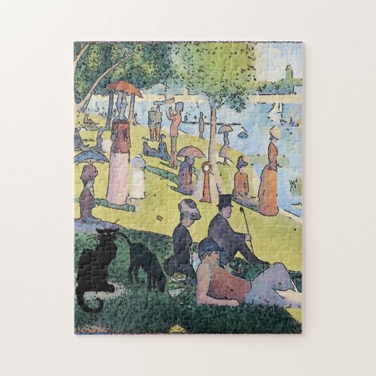 Picnic Chat Noir Legpuzzel (Verticaal)