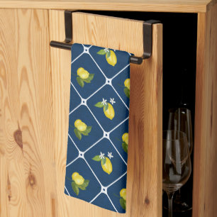 Picnic Citrus Mediterraan Patroon Theedoek