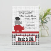 Picnic en BBQ Kaart (Staand voorkant)