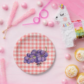 Picnic Grapes Papieren Bordje (Feest)