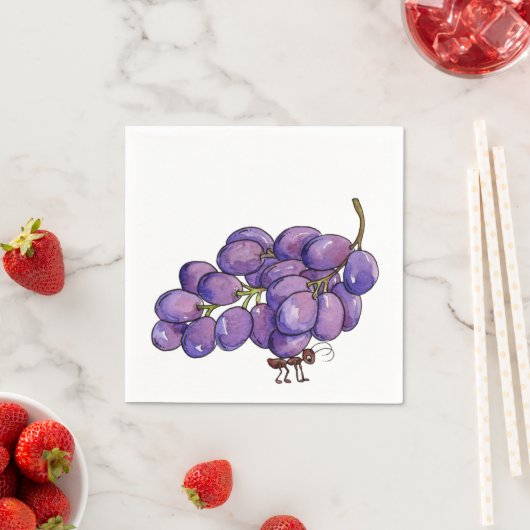Picnic Grapes Servetten (Insitu)