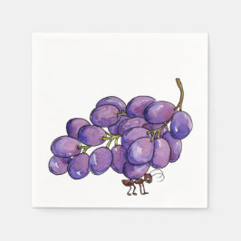 Picnic Grapes Servetten