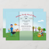 Picnic in de serie van Park Kaart (Voorkant / Achterkant)