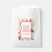 Picnic Modern Schattige Hand getrokken CUSTOM Vrij Bedankzakje (Voorkant)