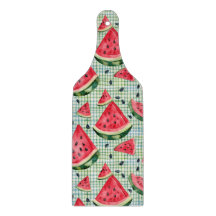Picnic Patch Watermelon – Waterverf Fruit Gingham