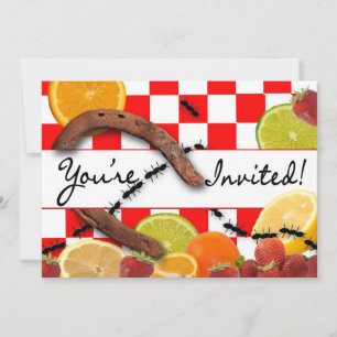 PICNIC/SUMMER-PARTIJINVITATIE KAART