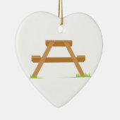 Picnic-tabel Keramisch Ornament (Rechts)