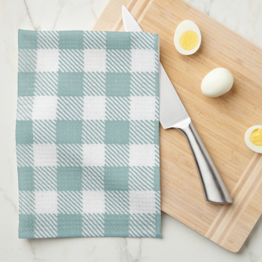 Picnic Traditional Pset Gingham Checkered Pattern Theedoek (Quarter Fold)