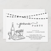 Picnic Uitnodiging (Voorkant / Achterkant)