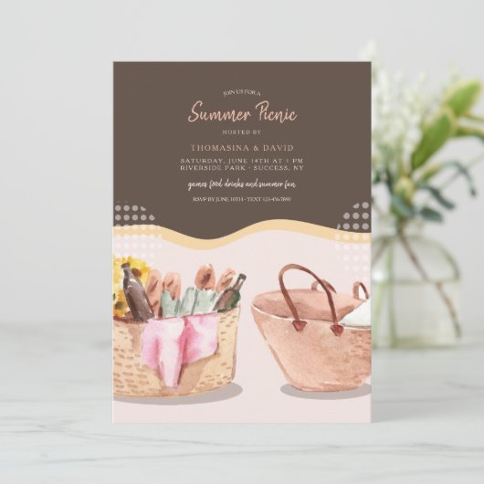 Picnic Vibes Kaart (Staand voorkant)