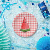 Picnic Watermelon Papieren Bordje (Feest)