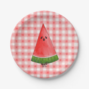 Picnic Watermelon Papieren Bordje