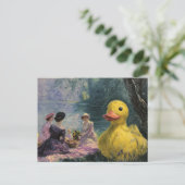 Picnic With the Giant Duck Briefkaart (Staand voorkant)