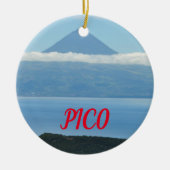 Pico Açores Ornement de Noël Panoramique (Devant)
