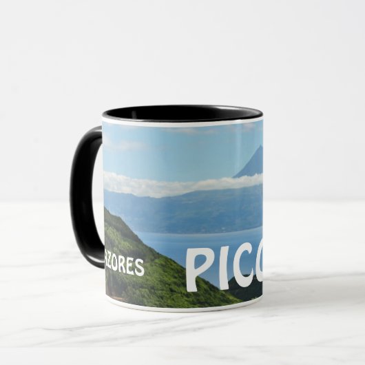 Pico Azoren Panoramische Mok (Voorkant links)