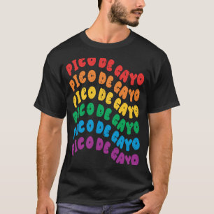 Pico de Gayo LGBT Gay Lesbische Pride Voor Mannen T-shirt