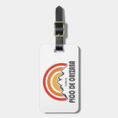 Pico de Orizaba Mexico Bagagelabel (Voorkant verticaal)