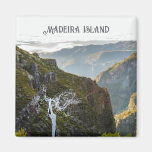 Pico Ruivo-wandel landschap, Madeira reis Magneet