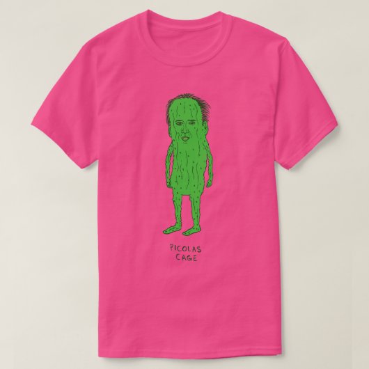 Picolas Cage Pin T-shirt (Design voorkant)