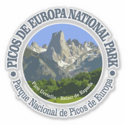 Picos de Europa NP Sticker (Voorkant)