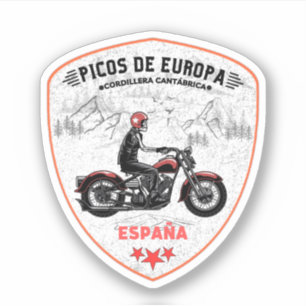 Picos de Europa Spaanse Cantabrische gebergte Sticker