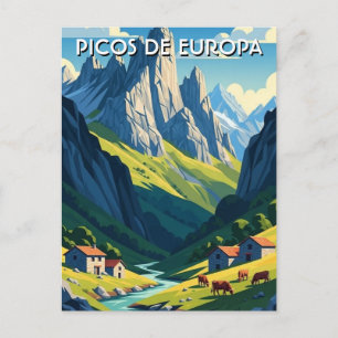 PIcos de Europa Spanje Reizen Briefkaart