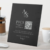 Pics gebeuren! Foto, QR-code, bruiloft voetstuk te Reclamebord Met Voetstuk (Insitu)