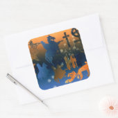 Pictish Ceremony Vierkante Sticker (Envelop)