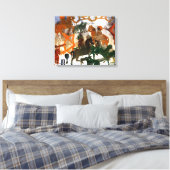 Pictish Heritage Canvas Afdruk (Insitu (Slaapkamer))