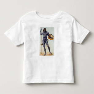 Pictish Man Holding a Shield Kinder Shirts