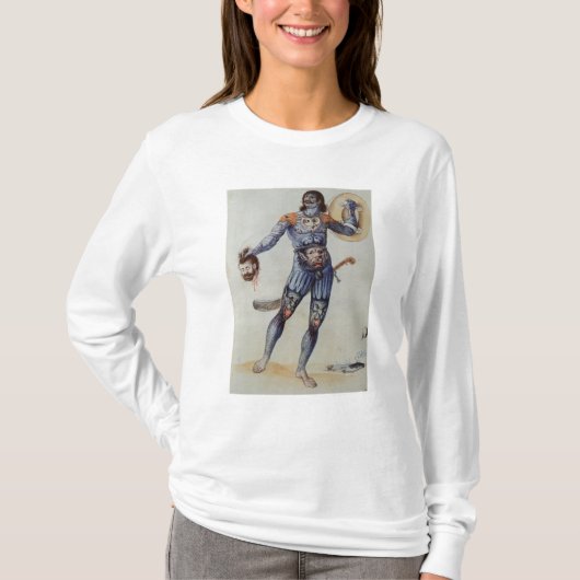Pictish Man met een menselijk hoofd T-shirt (Voorkant)