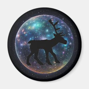 Pictish Stag Space Orb Magneet