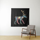 Pictish Stag Sun Wandkleed (In situ)