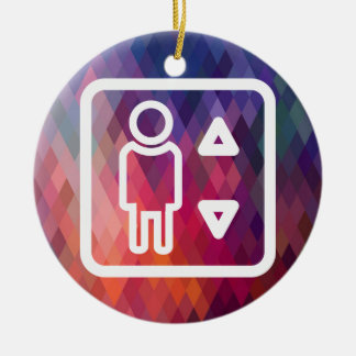 Pictograaf voor hoogleraren keramisch ornament