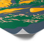 Pictograafkade State Park Montana  Poster (Hoek)