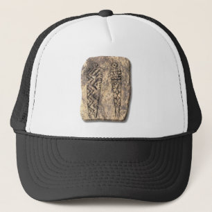 Pictograafsteen voor mannen trucker pet