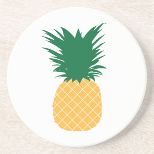 Pictogram ananas zandsteen onderzetter