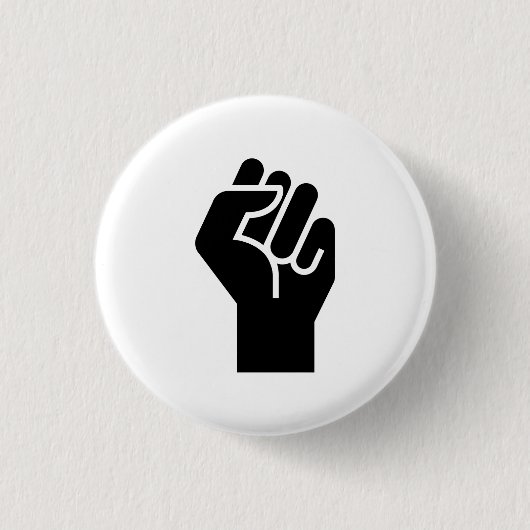 Pictogram-Button "Protest" Ronde Button 3,2 Cm (Voorkant)