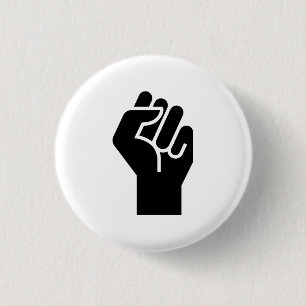 Pictogram-Button "Protest" Ronde Button 3,2 Cm