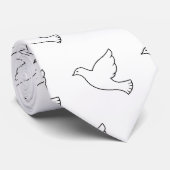 Pictogram duif stropdas (Opgerold)