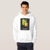 Pictogram exporteren hoodie (Voorkant volledig)