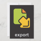 Pictogram exporteren kaart (Voorkant)