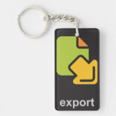 Pictogram exporteren sleutelhanger (Voorkant)