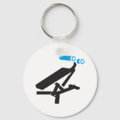 Pictogram Gym Exerceapparatuur Sleutelhanger (Voorkant)