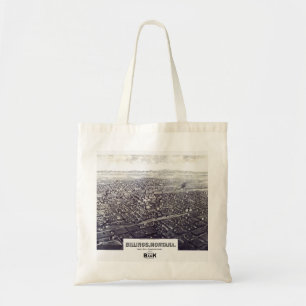 Pictogram kaart Billings - Montana - 1904 Tote Bag