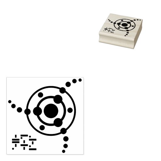 pictogram Kornkreis Piktogramm/gewas cirkel II Rubberstempel (Gestempeld)