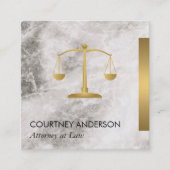 Pictogram met metalen gouden versiering voor marme vierkante visitekaartje (Voorkant)