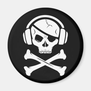 Pictogram Music Pirate Piracy anti-riaa Magneet