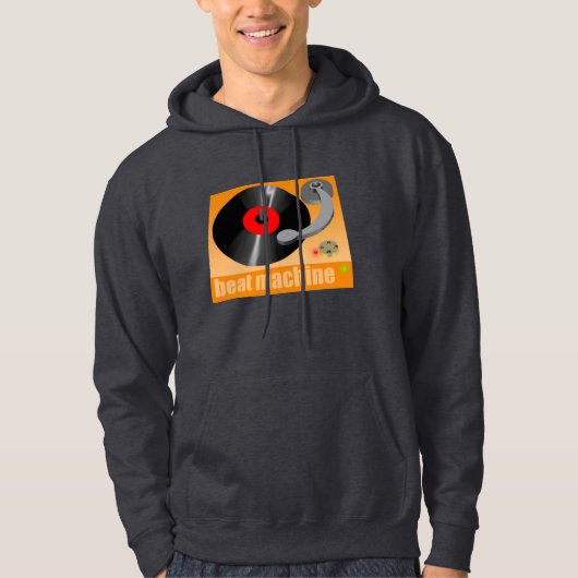 Pictogram op balmachine groot hoodie (Voorkant)